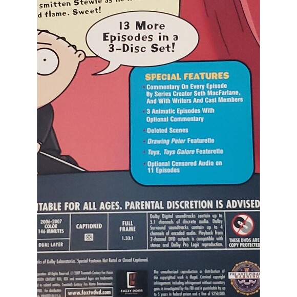 20th Centry Fox Movie Family Guy - Volume 5 DVD Box Set - Picture 4 of 15